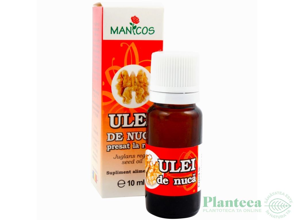 Ulei nuca presat la rece 10ml - MANICOS