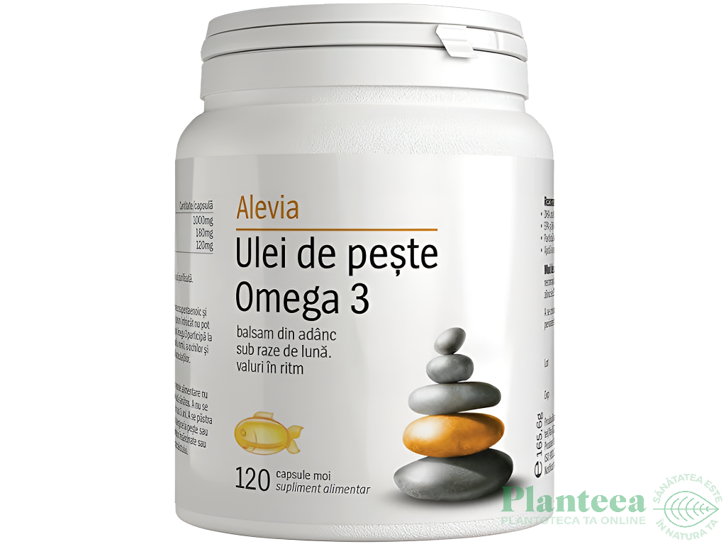 Ulei peste omega3 120cps - ALEVIA