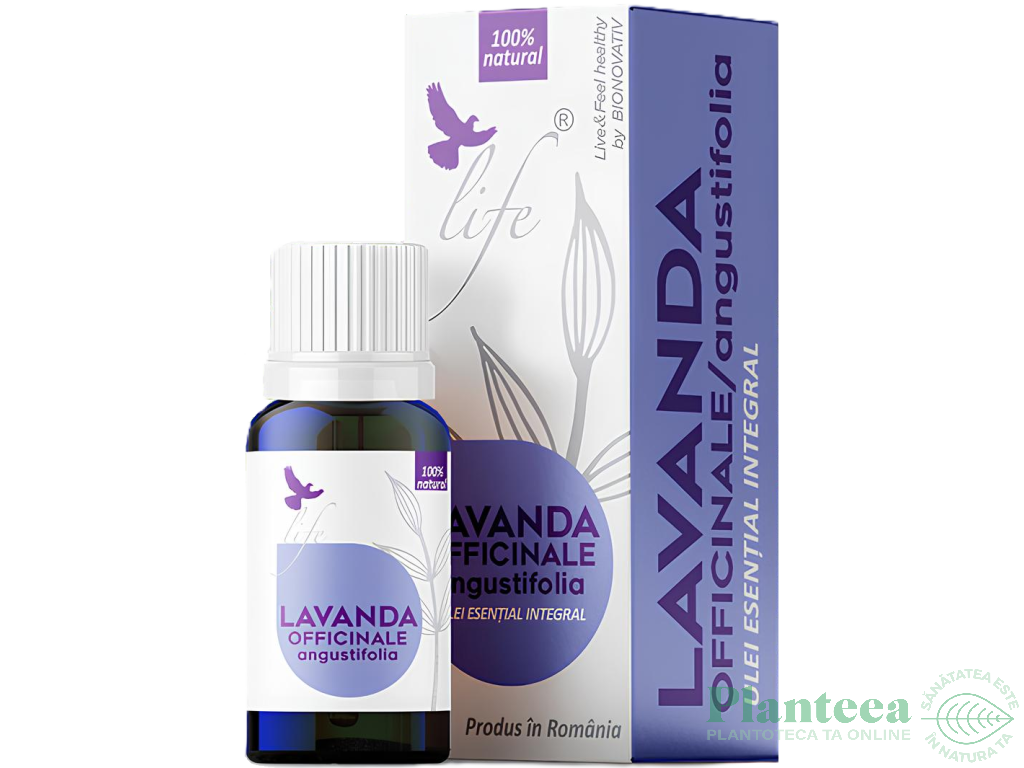 Ulei esential integral lavanda officinale 10ml - LIFE