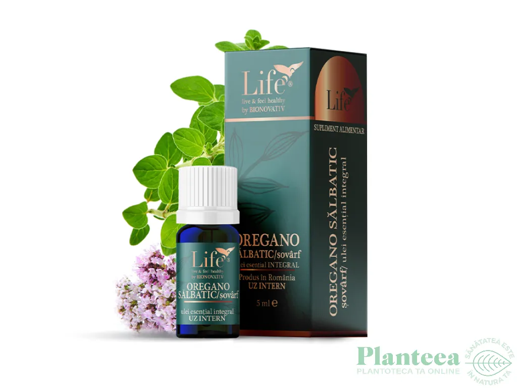Ulei esential integral oregano salbatic [sovarf] 5ml - LIFE