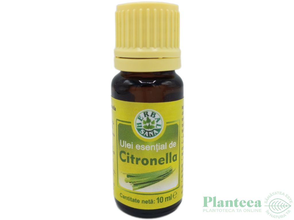 Ulei esential citronella 10ml - HERBAL SANA