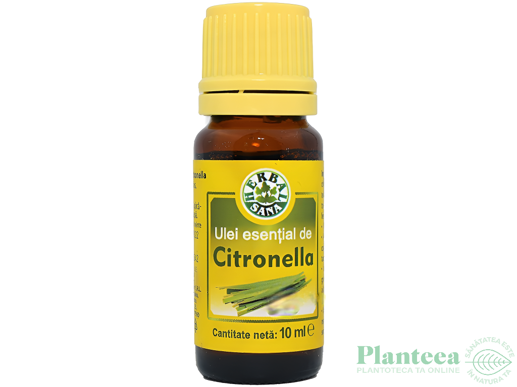 Ulei esential citronella 10ml - HERBAL SANA