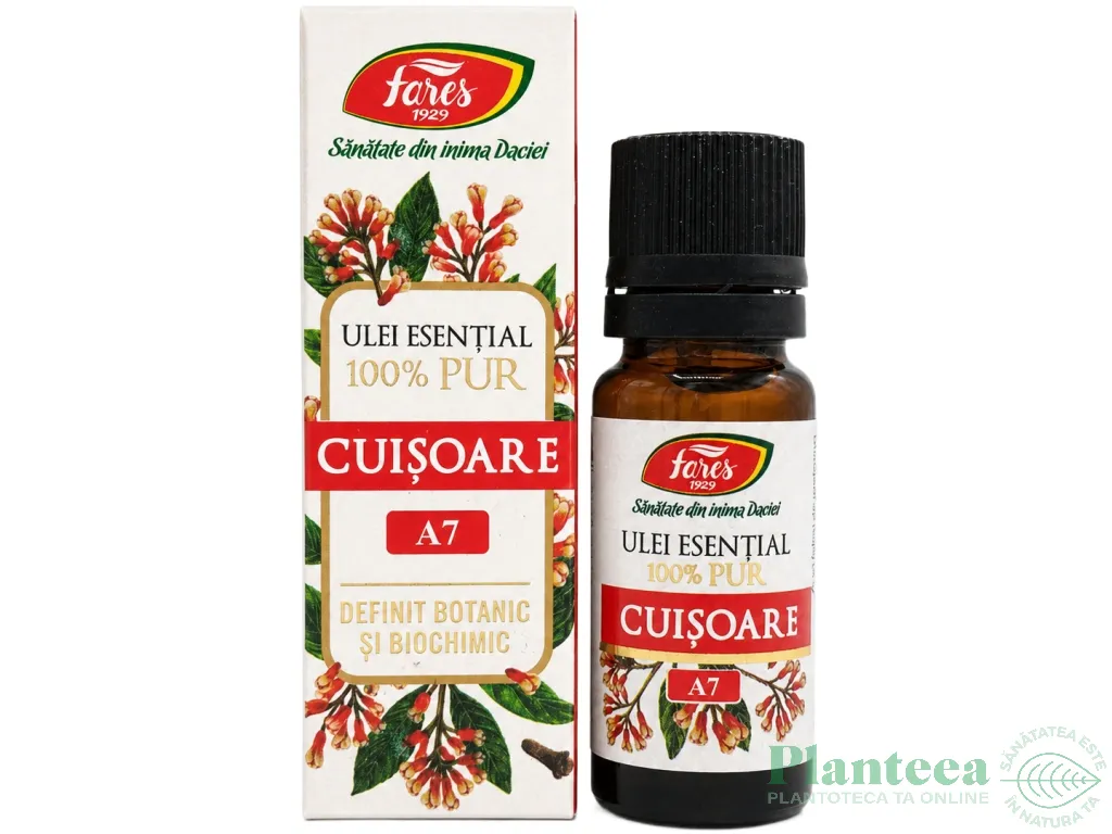 Ulei esential cuisoare muguri 100% pur 10ml - FARES