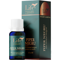 Ulei esential integral piper negru 10ml - LIFE