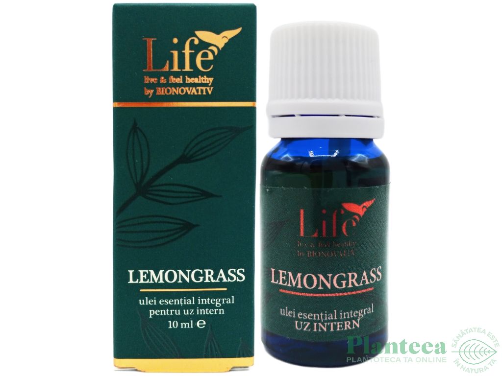 Ulei esential integral lemongrass 10ml - LIFE