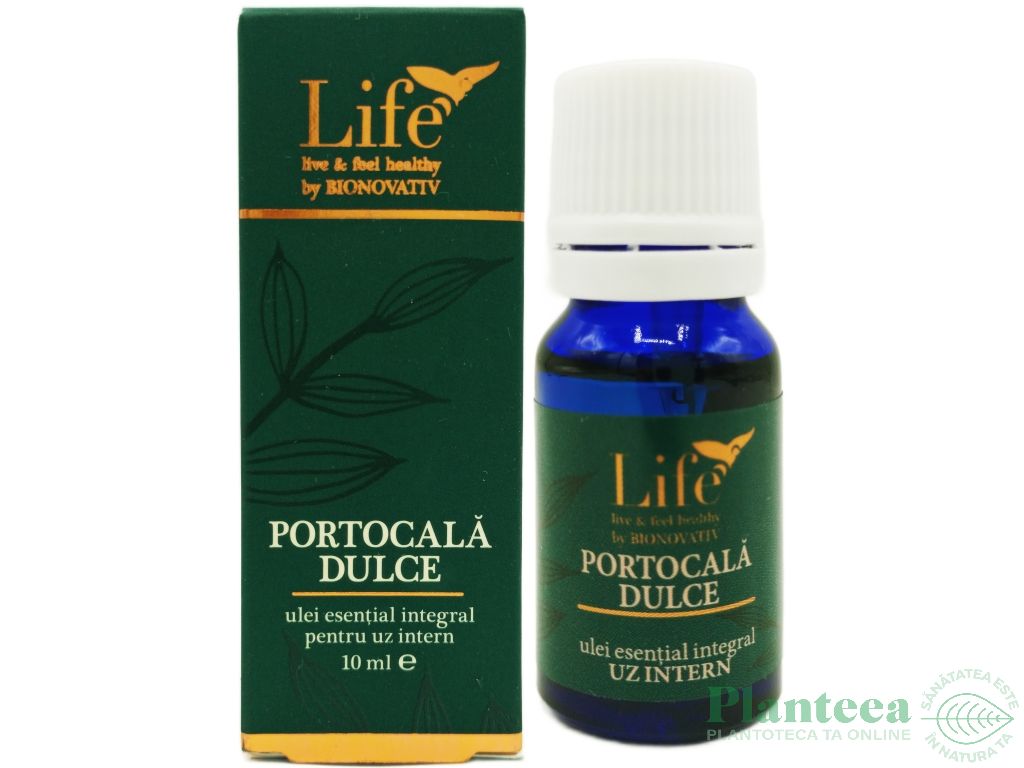 Ulei esential integral portocala dulce 10ml - LIFE
