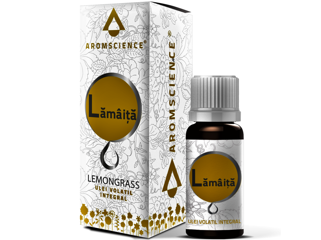 Ulei esential lemongrass 10ml - AROM SCIENCE