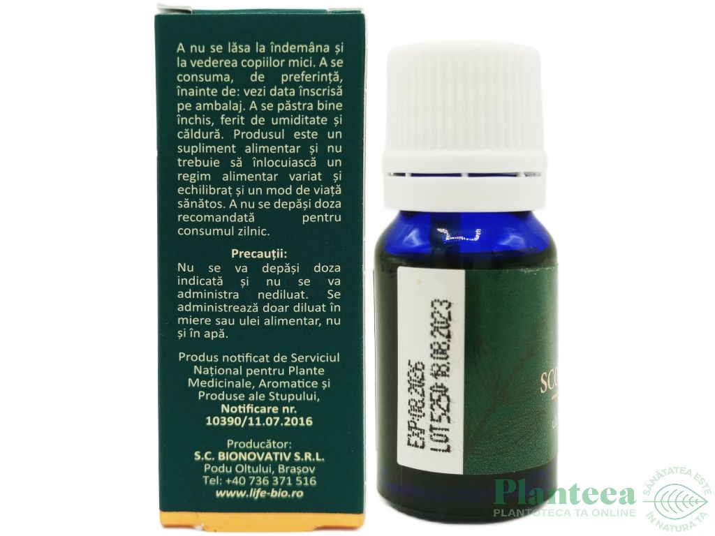 Ulei esential integral scortisoara coaja 10ml - LIFE