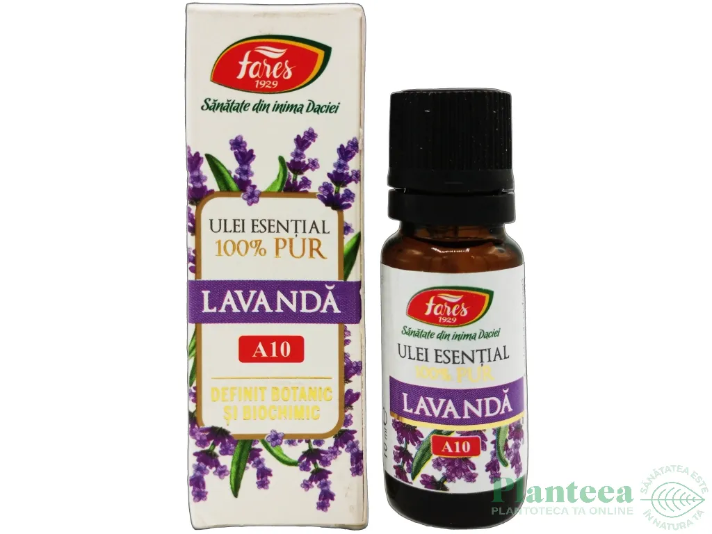 Ulei esential lavanda 100% pur 10ml - FARES