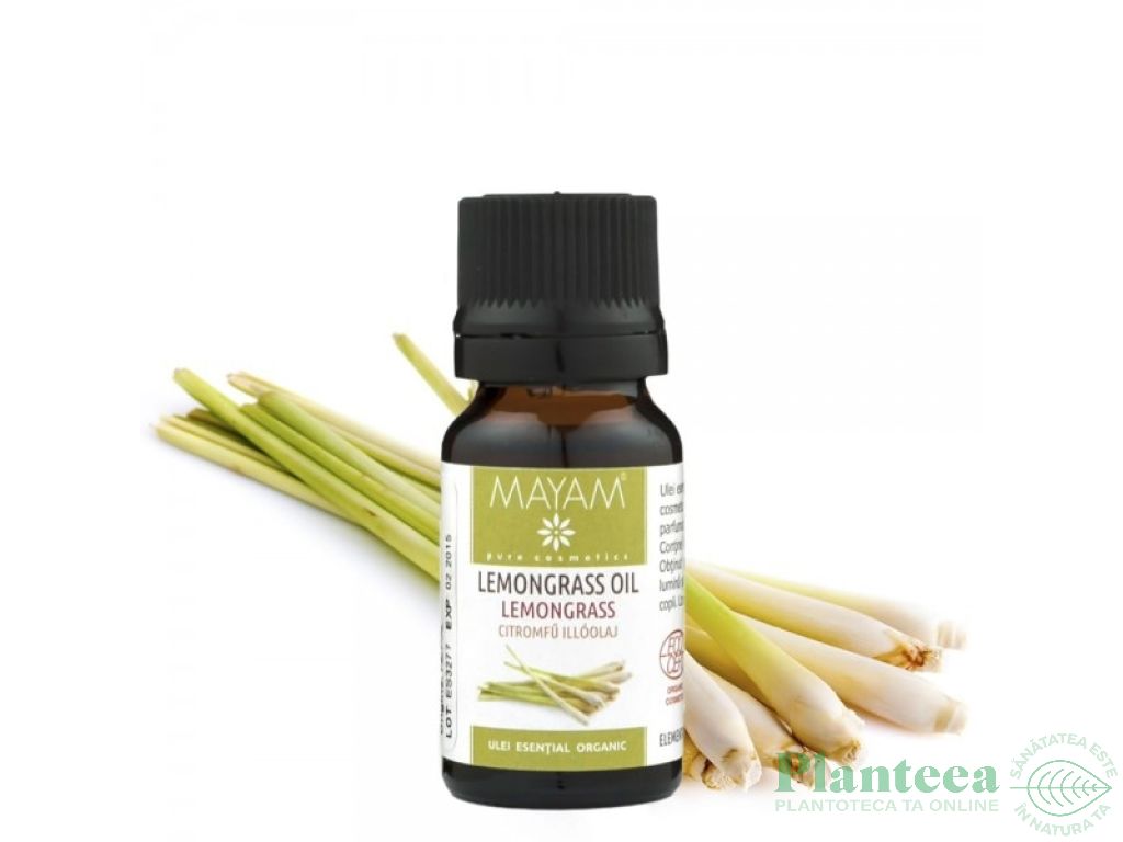 Ulei esential lemongrass 10ml - MAYAM