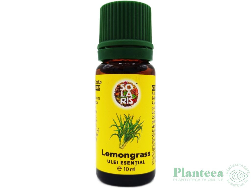 Ulei esential lemongrass 10ml - SOLARIS
