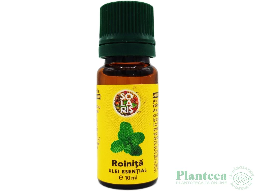 Ulei esential melissa [roinita] 10ml - SOLARIS