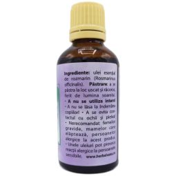 Ulei esential rozmarin 50ml - HERBAL SANA