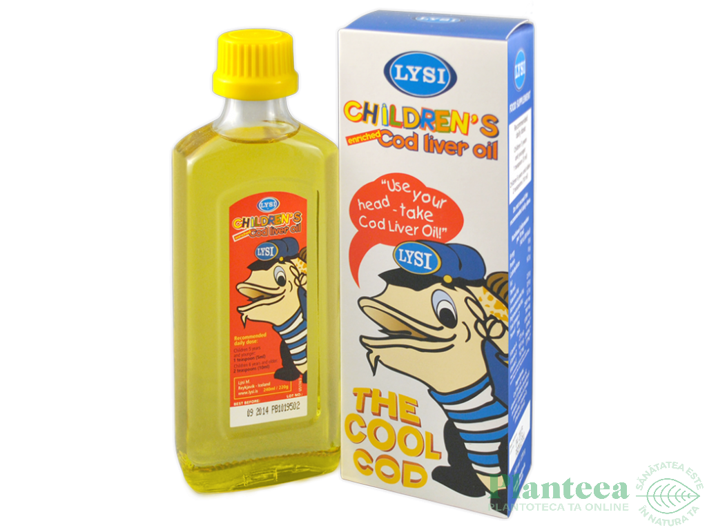 Ulei ficat cod copii 240ml - LYSI