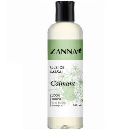 Ulei masaj calmant CBD lavanda 200ml - ZANNA