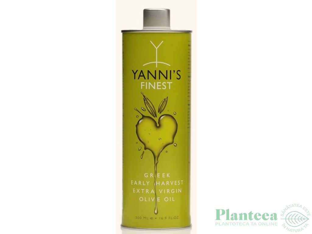 Ulei masline extravirgin premium 500ml - YANNI`S FINEST