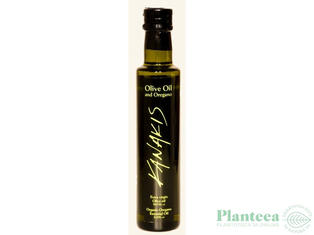 Ulei masline extravirgin oregano 250ml - KANAKIS