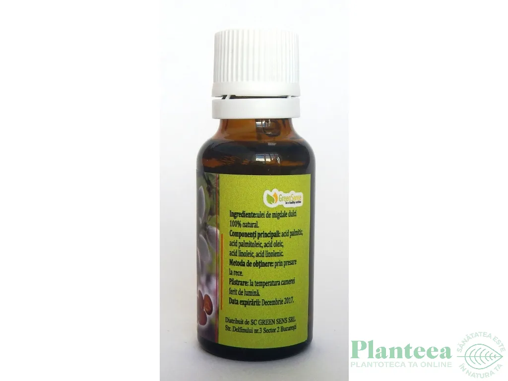 Ulei migdale dulci 20ml - GREEN SENSE
