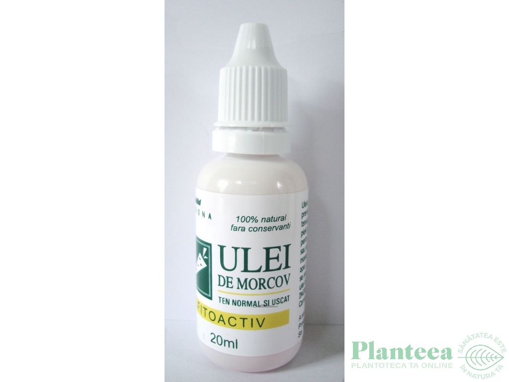 Ulei morcov Fitoactiv ten normal uscat 20ml - CORONA