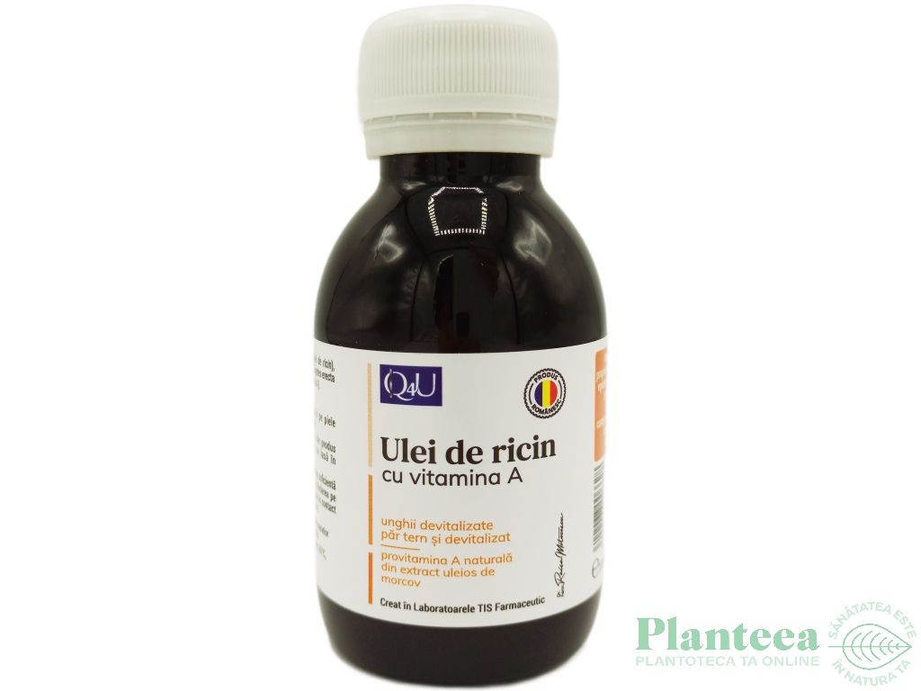Ulei ricin vit A 100ml - TIS