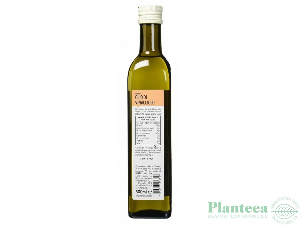 Ulei samburi struguri 500ml - FIOR DI LOTO