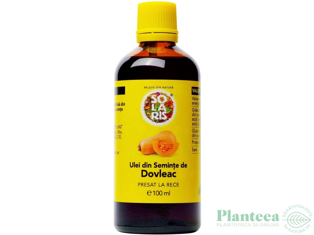 Ulei seminte dovleac 100ml - SOLARIS