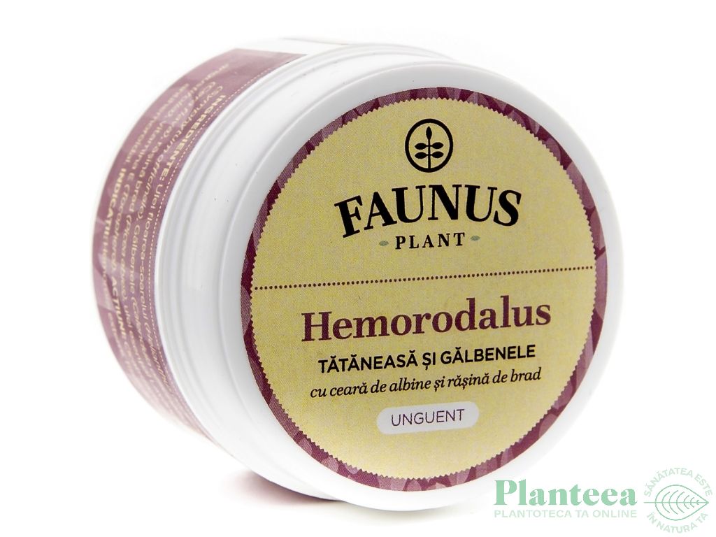 Unguent tataneasa galbenele Hemorodalus 50ml - FAUNUS PLANT