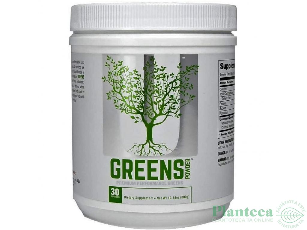 Pulbere Greens 30portii 300g - UNIVERSAL