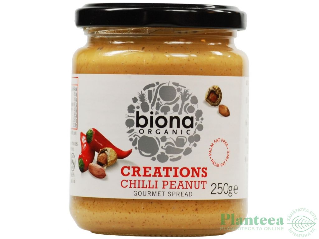 Crema aperitiv arahide chilli 250g - BIONA