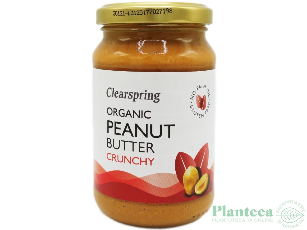 Unt arahide crocant eco 350g - CLEARSPRING