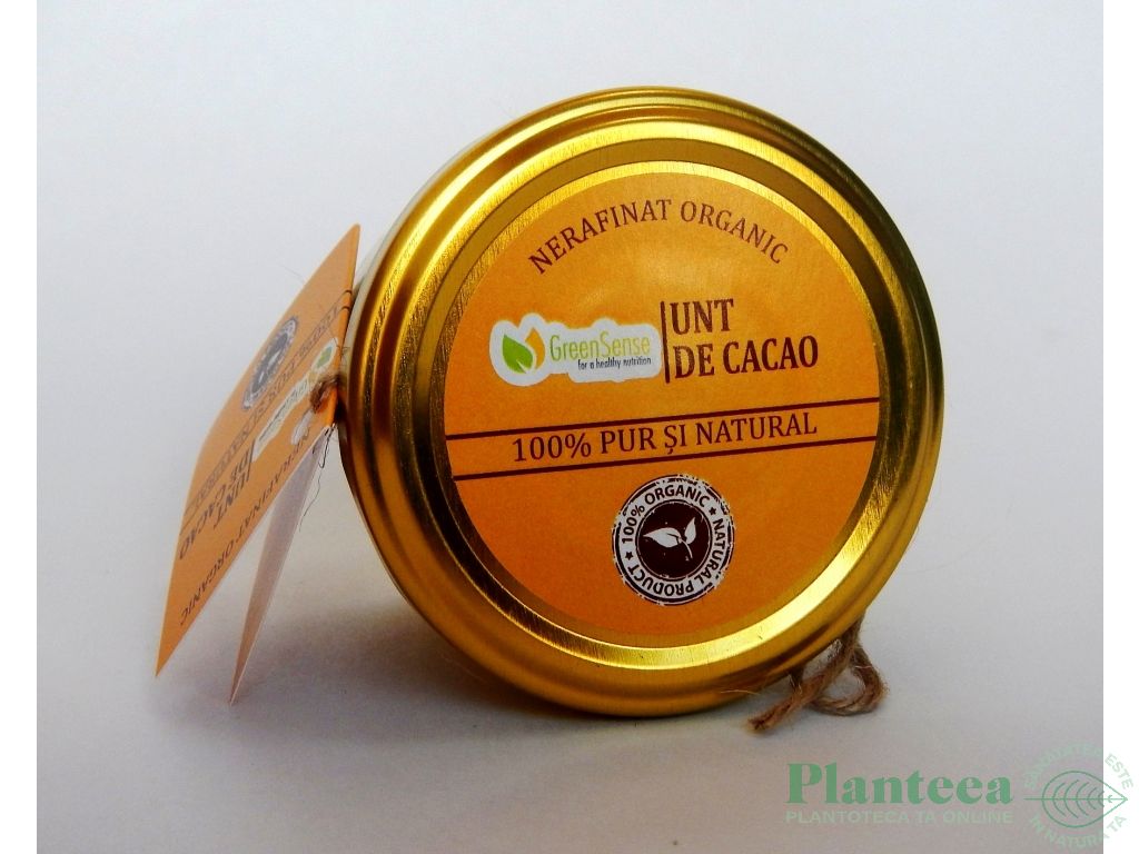 Unt cacao nerafinat organic 100g - GREEN SENSE