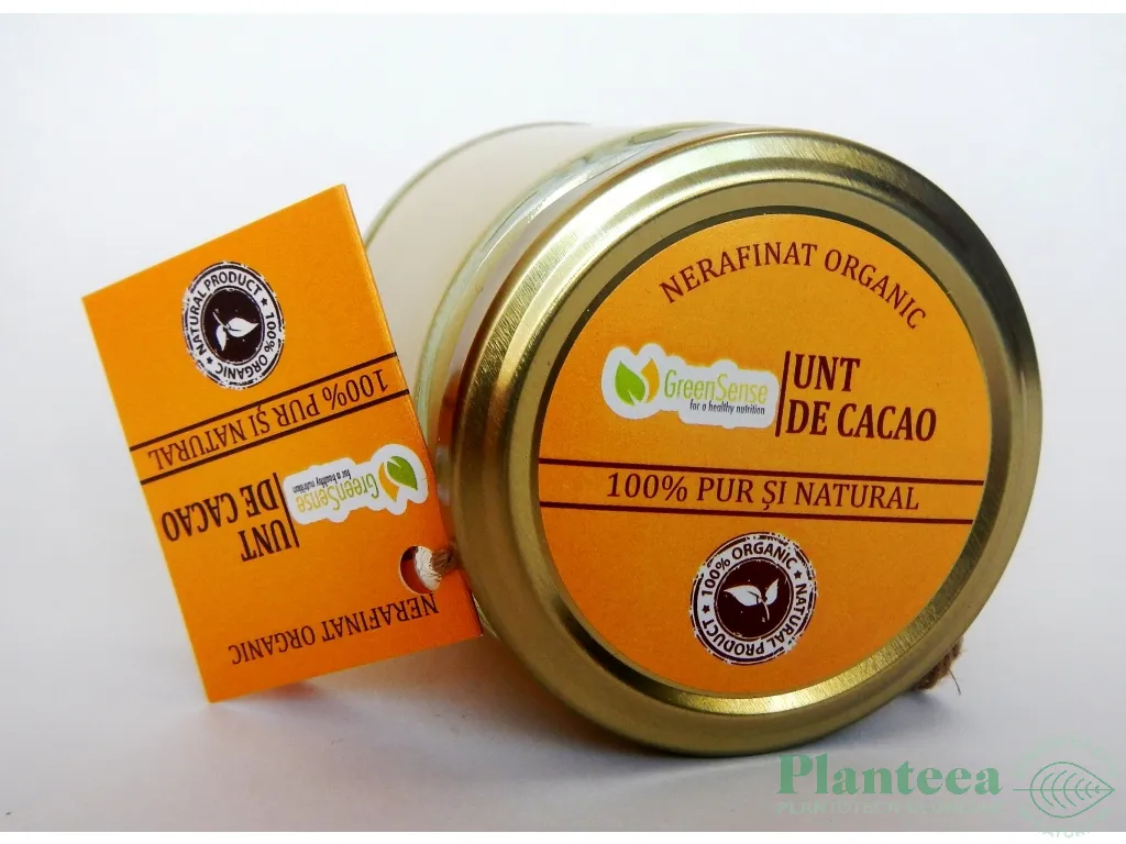 Unt cacao nerafinat organic 200g - GREEN SENSE