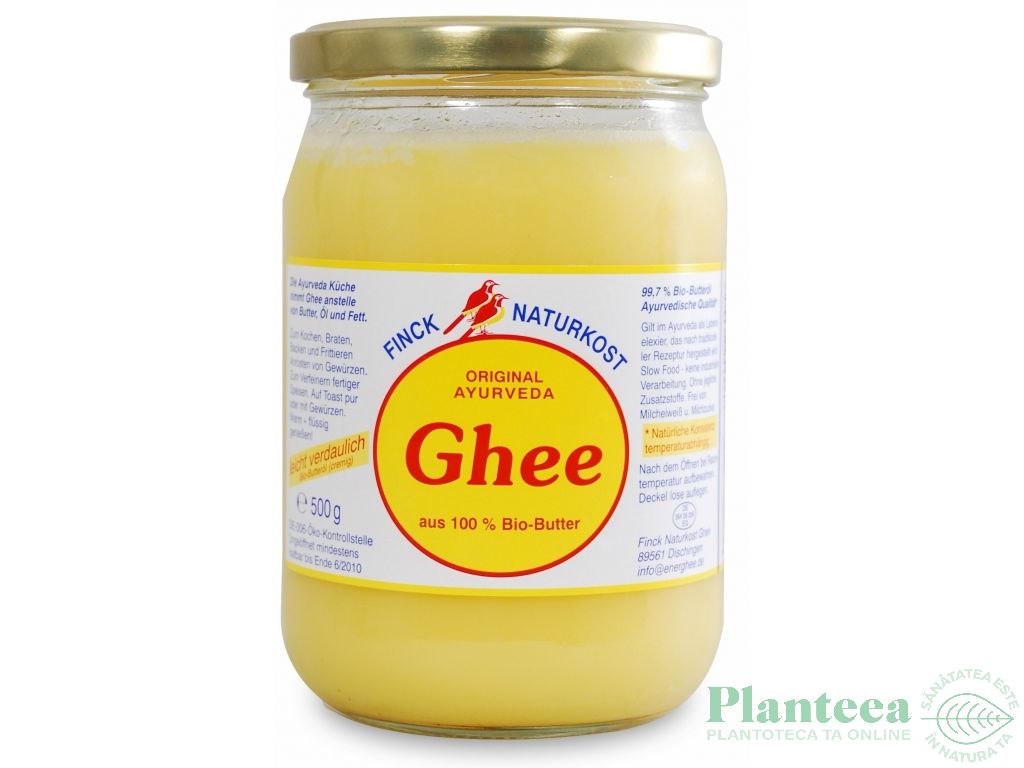 Unt ghee ayurvedic 500g - FINCK NATURKOST