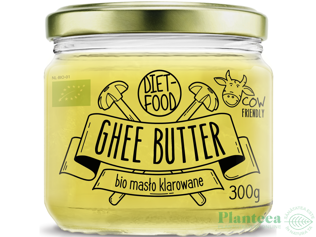 Unt ghee clarificat eco 300g - DIET FOOD