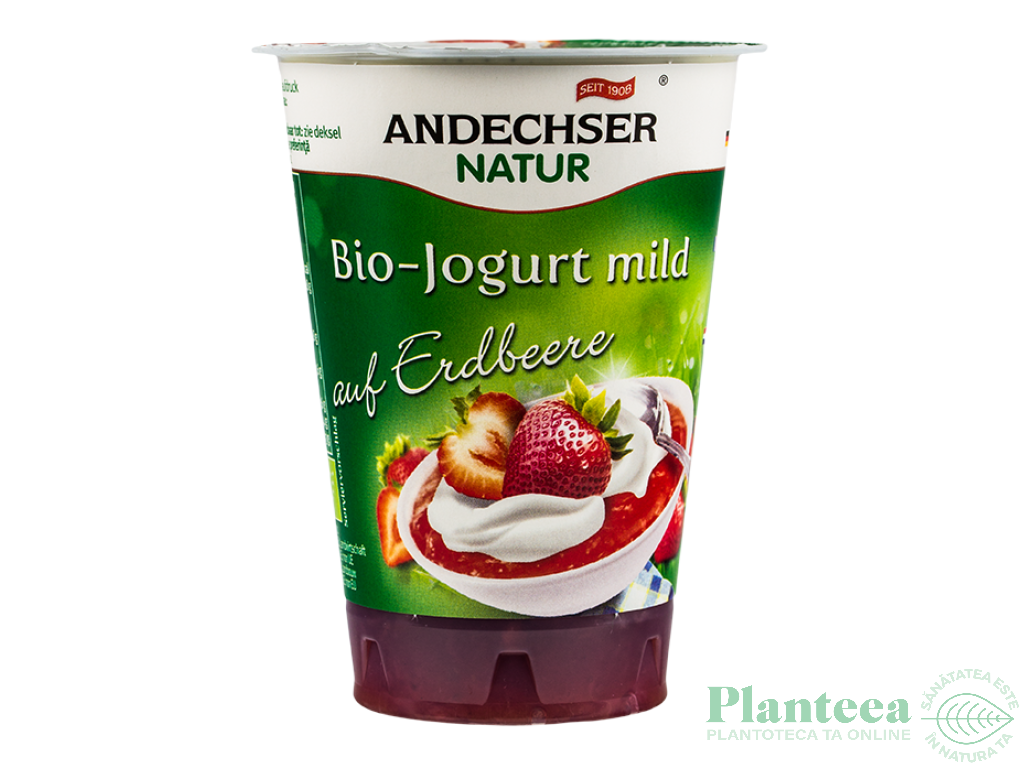 Iaurt capsuni 3,7%gr 180g - ANDECHSER