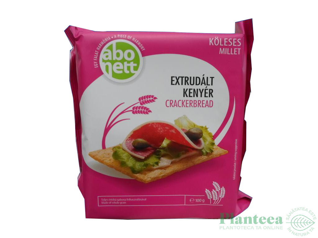 Paine extrudata porumb mei fara gluten 100g - ABONETT