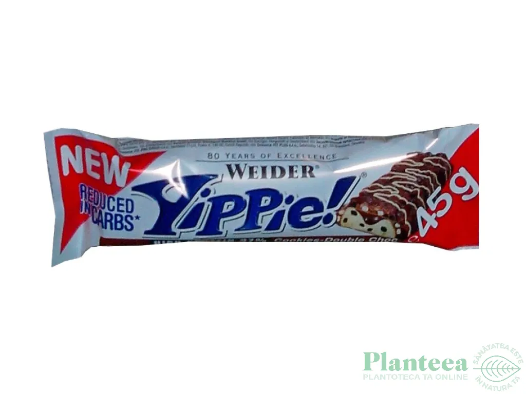 Baton proteic 36% Yippie cookie 45g - WEIDER