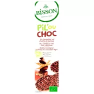 Biscuiti cereale inveliti ciocolata neagra 150g - BISSON