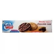 Biscuiti glazura ciocolata neagra fara zahar 160g - KARELEA