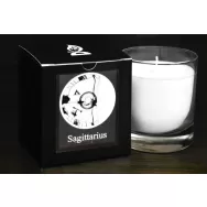 Candela sticla ceara soia Zodiac Sagittarius 130g - D`ECO