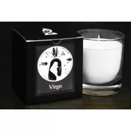 Candela sticla ceara soia Zodiac Virgo 130g - D`ECO