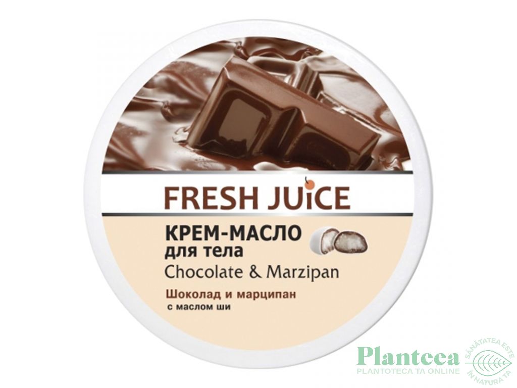 Crema unt corp ciocolata martipan 225ml - FRESH JUICE