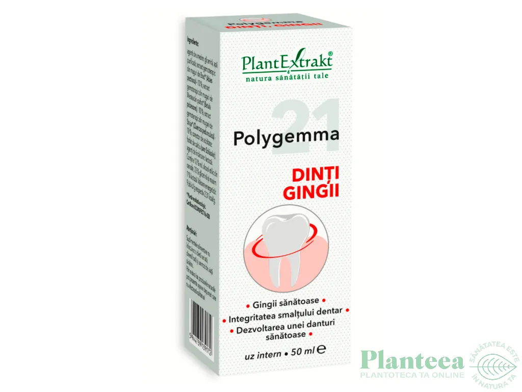 Polygemma 21 dinti gingii 50ml - PLANTEXTRAKT