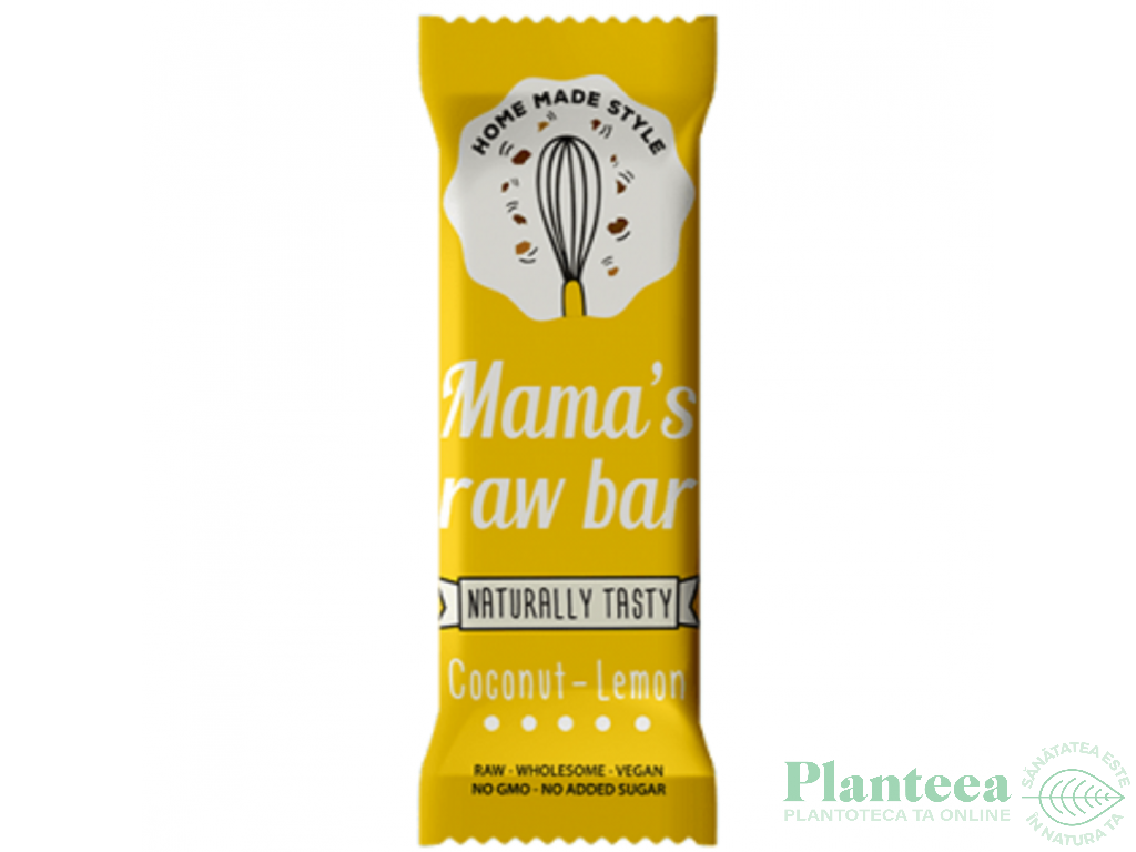 Baton vegan cocos lamaie fara gluten eco 30g - MAMAS