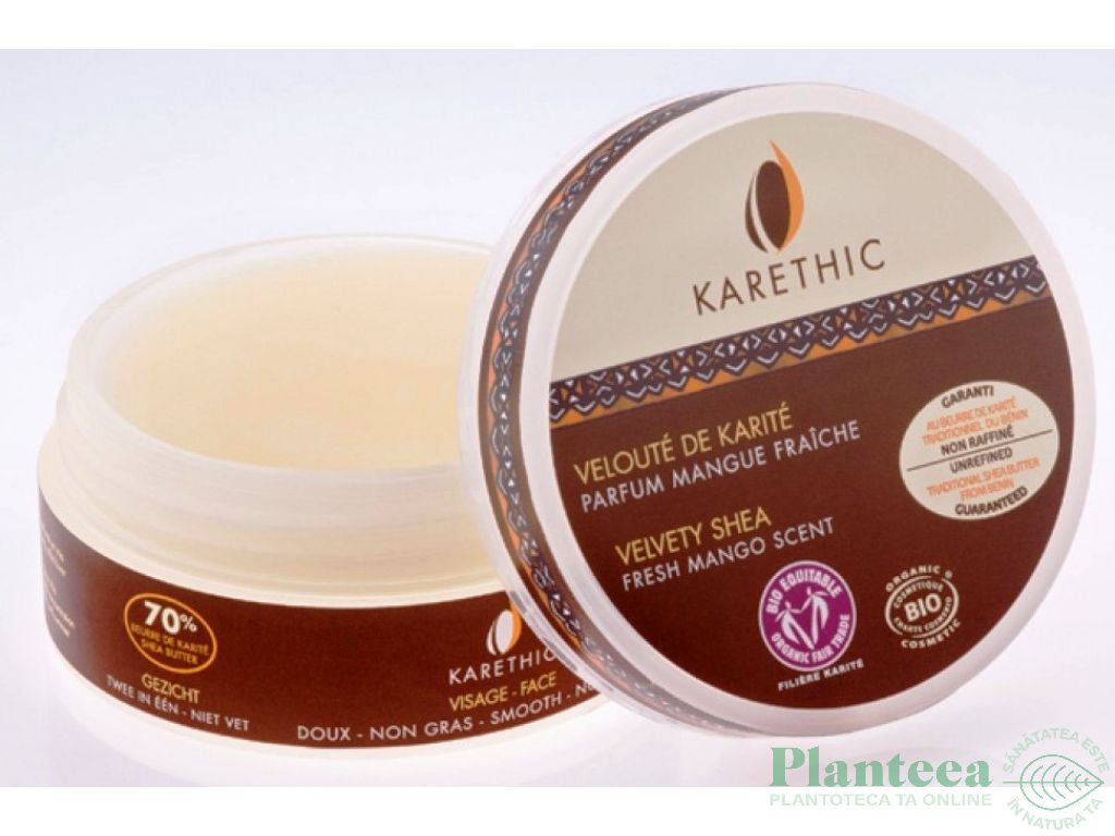 Unt shea nerafinat mango bio 50ml - KARETHIC