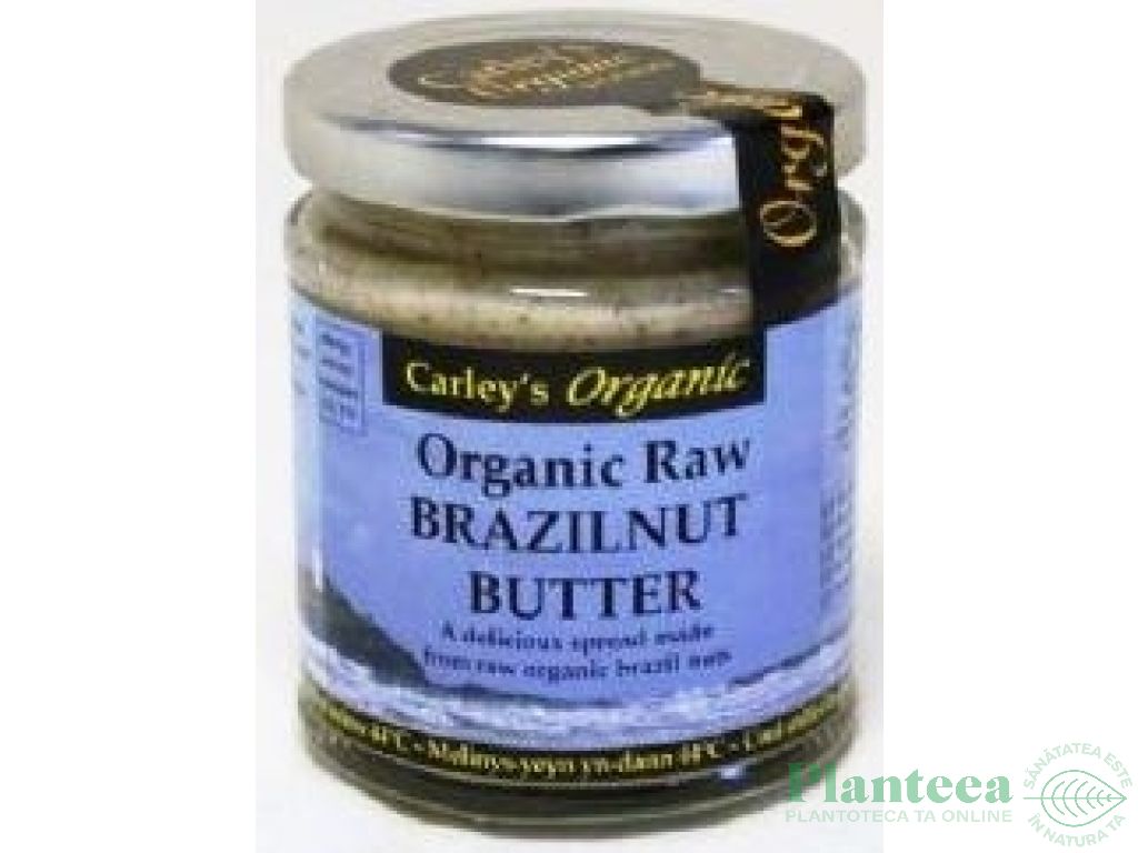 Unt nuci braziliene raw 170g - CARLEY`S