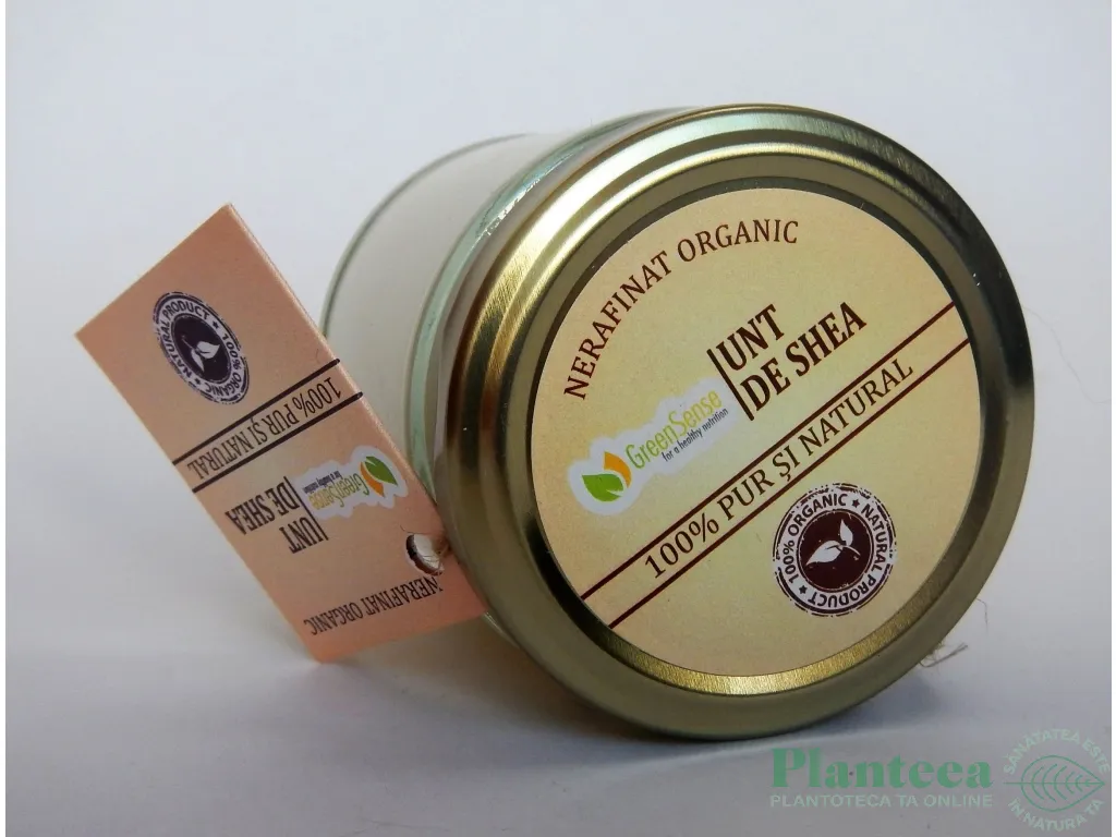 Unt shea nerafinat organic 200g - GREEN SENSE