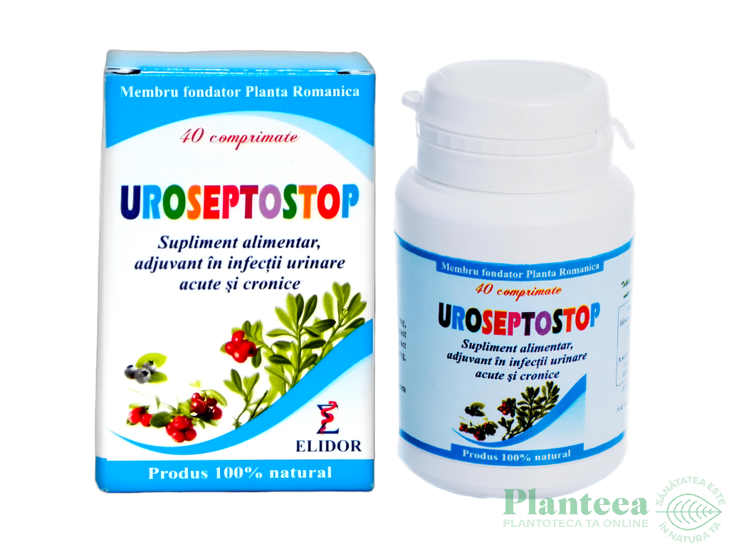 UroSeptoStop [Infectii urinare acute si cronice] 40cp - ELIDOR
