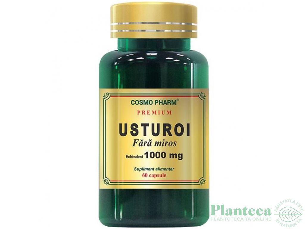 Usturoi 1000mg fara miros 60cps - COSMO PHARM