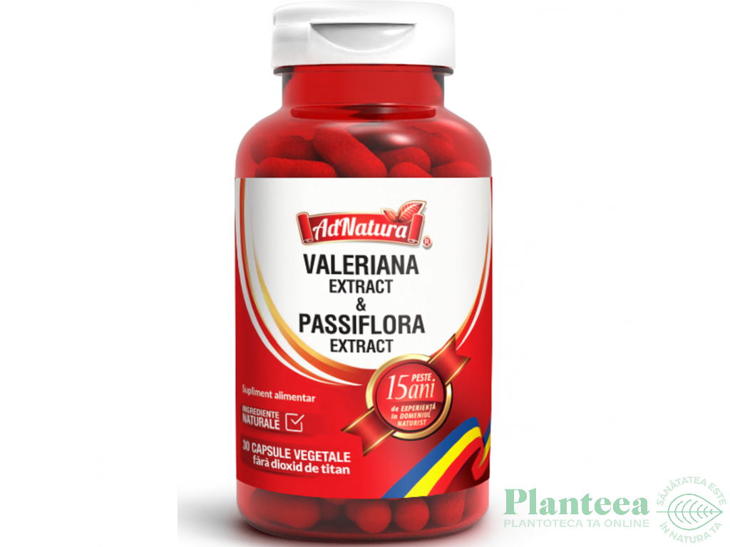 Valeriana passiflora extract 30cps - ADNATURA